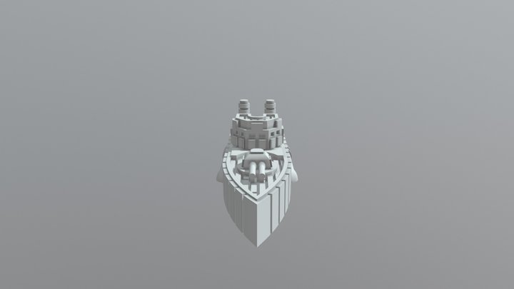 Carlisle Class Heavy Destroyer 3D Model