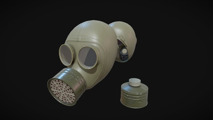 Finnish M39 gas mask – Modelo 3D gratuito STL