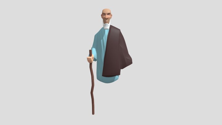 Monk 3D Model