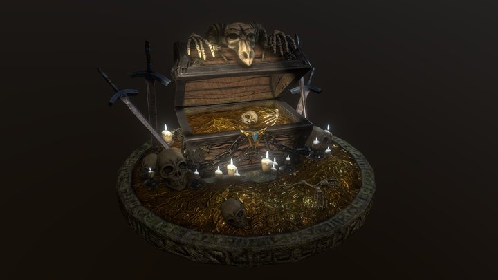 Treasure chest 3D Model