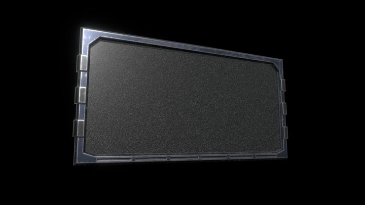 Futuristic Monitor 3D Model