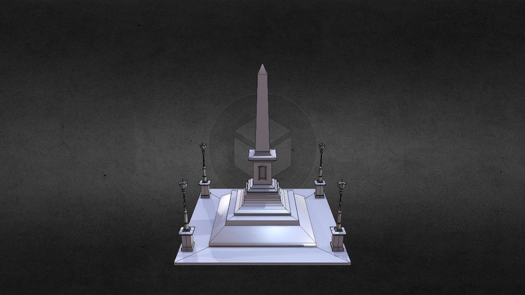 Modelagem Obelisco Praça Sete