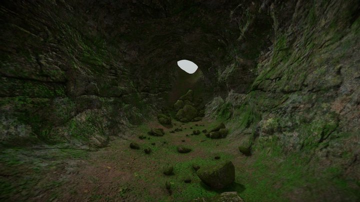Mossy Cave 3D Model