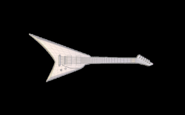 Gitarre 3D Model