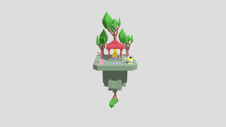 The Golden Idol of Donald 3D Model