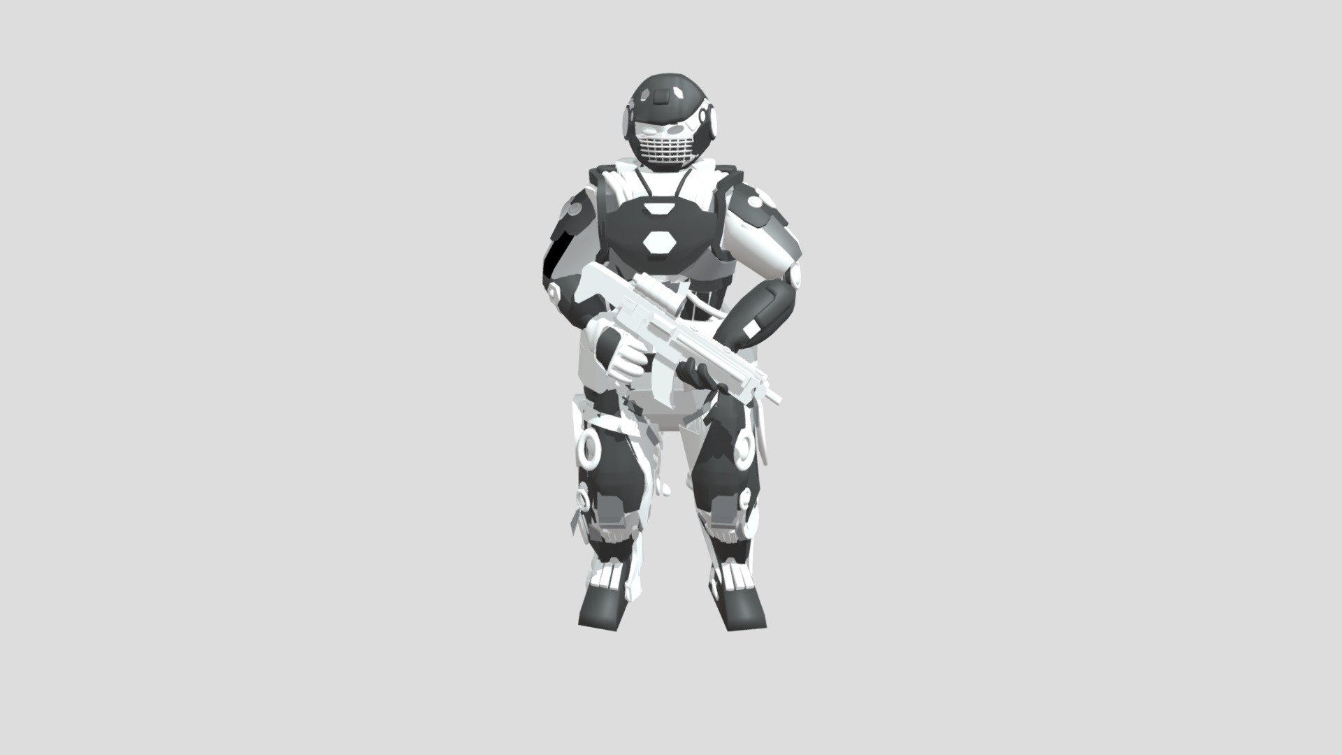 Soldier - 3D model by zhiqingchia [a398093] - Sketchfab