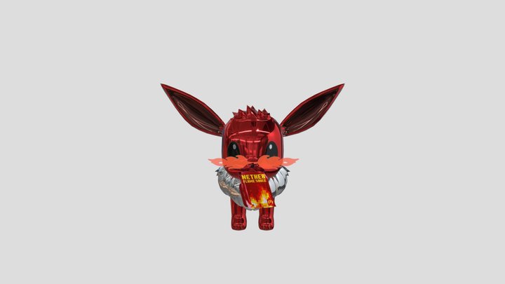 NETHER FLAME SAUCE Eevee 3D Model