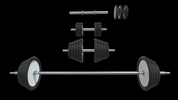 Dumbbell 3D Model