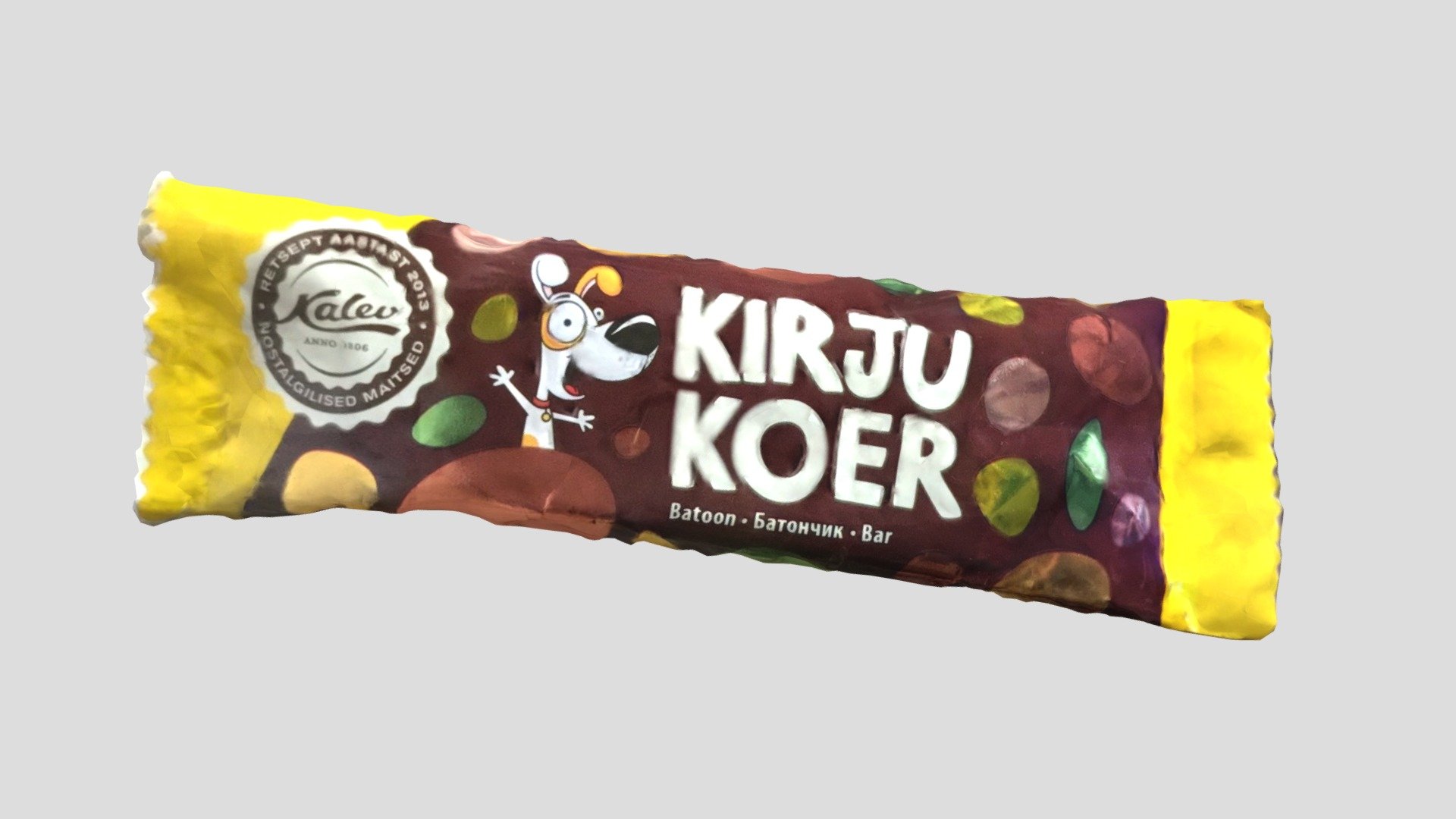 Empty package of KIRJU KOER