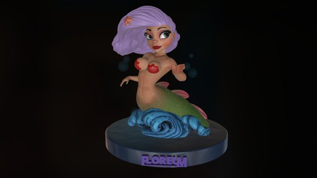 Mermaid 3D Model