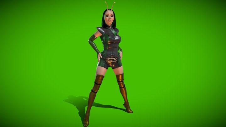 Mantis 3D Model