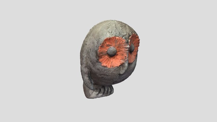 Test Eule 2 - Upload aus zip - mit obj 3D Model