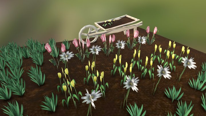 Florist Garden 3D Model