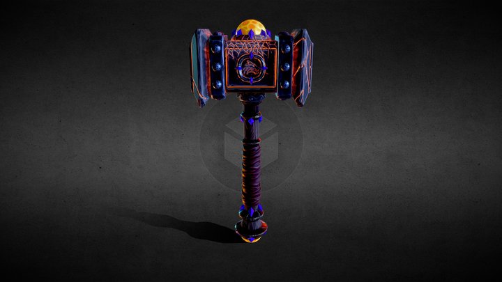 stylized_hammer 3D Model