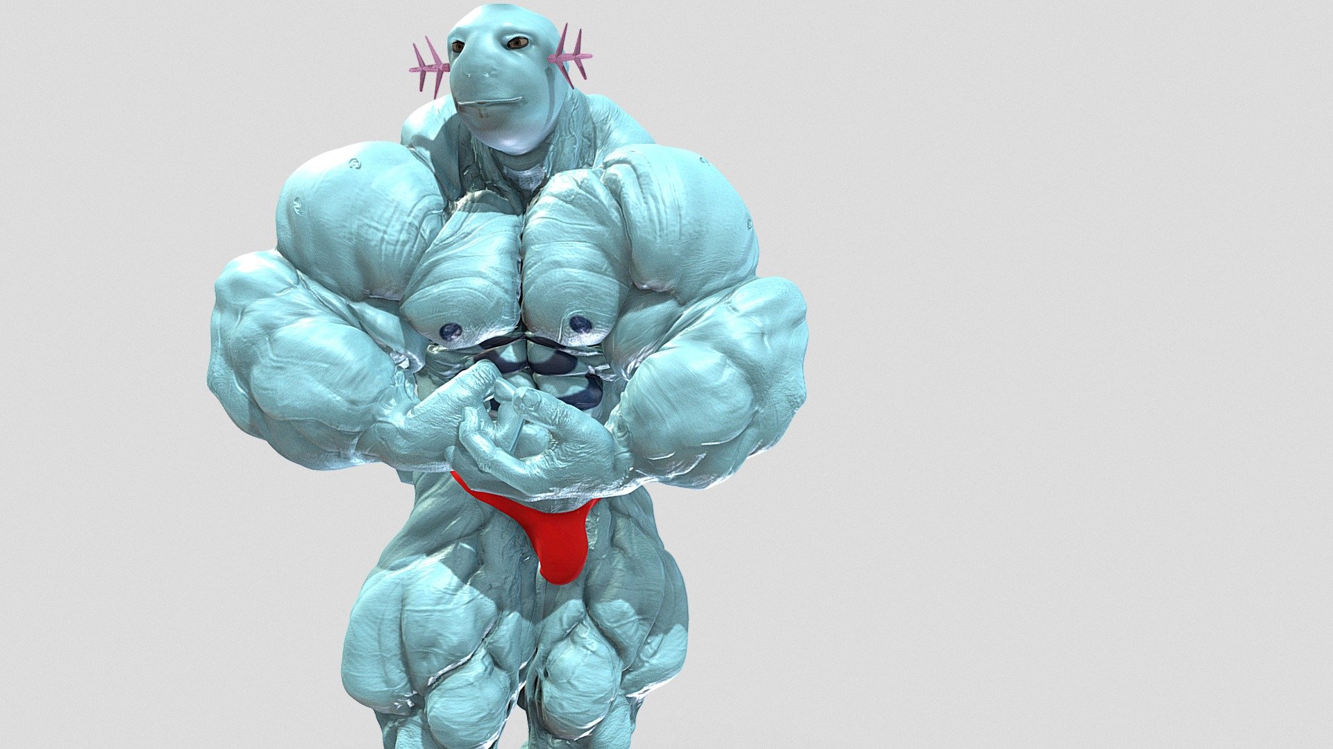 Wooper HD - 3D model by John Doe (@atx214741) [a39e262] - Sketchfab