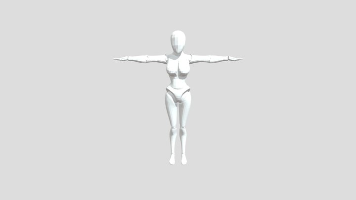 MannequinHumanFemale1 3D Model