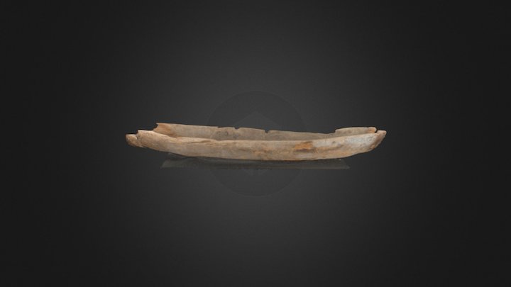 canoa monóxila MAPI 3D Model