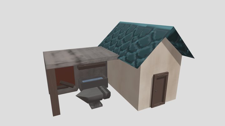 Blacksmith Building 3D Model