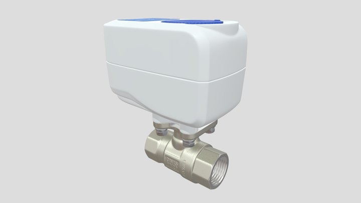 Кран DN15 PN20 до скпв Aquacontrol 3D Model