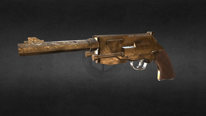 Malcolm's Pistol - Crit 3D Model
