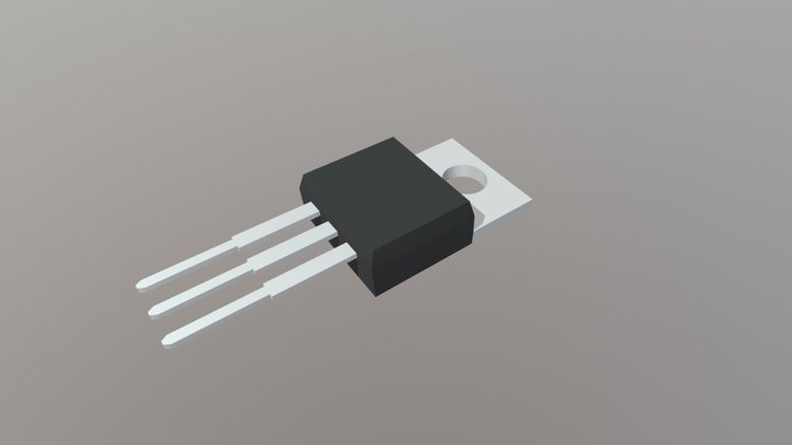Transistor TO 220 3D Model
