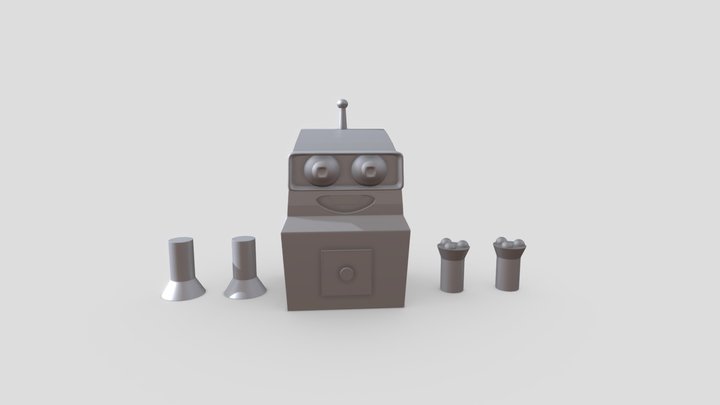 Baby Bender Jr. Made for Printing 3D Model