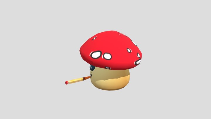Amiudake Munchrooms 3D Model