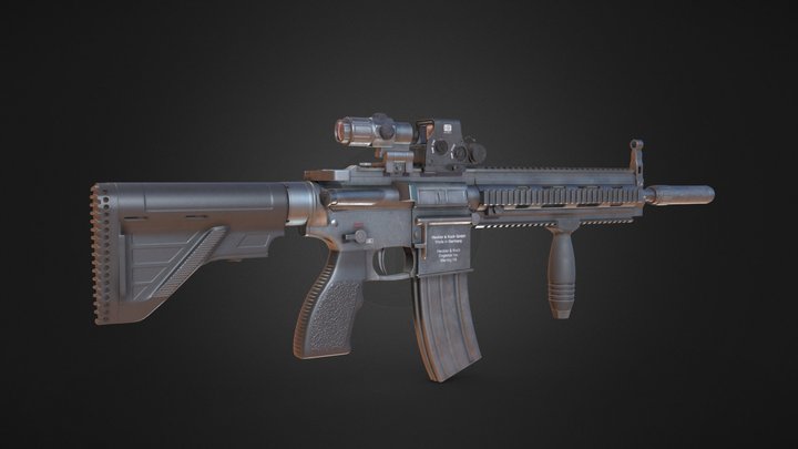 Hk416 3D models - Sketchfab