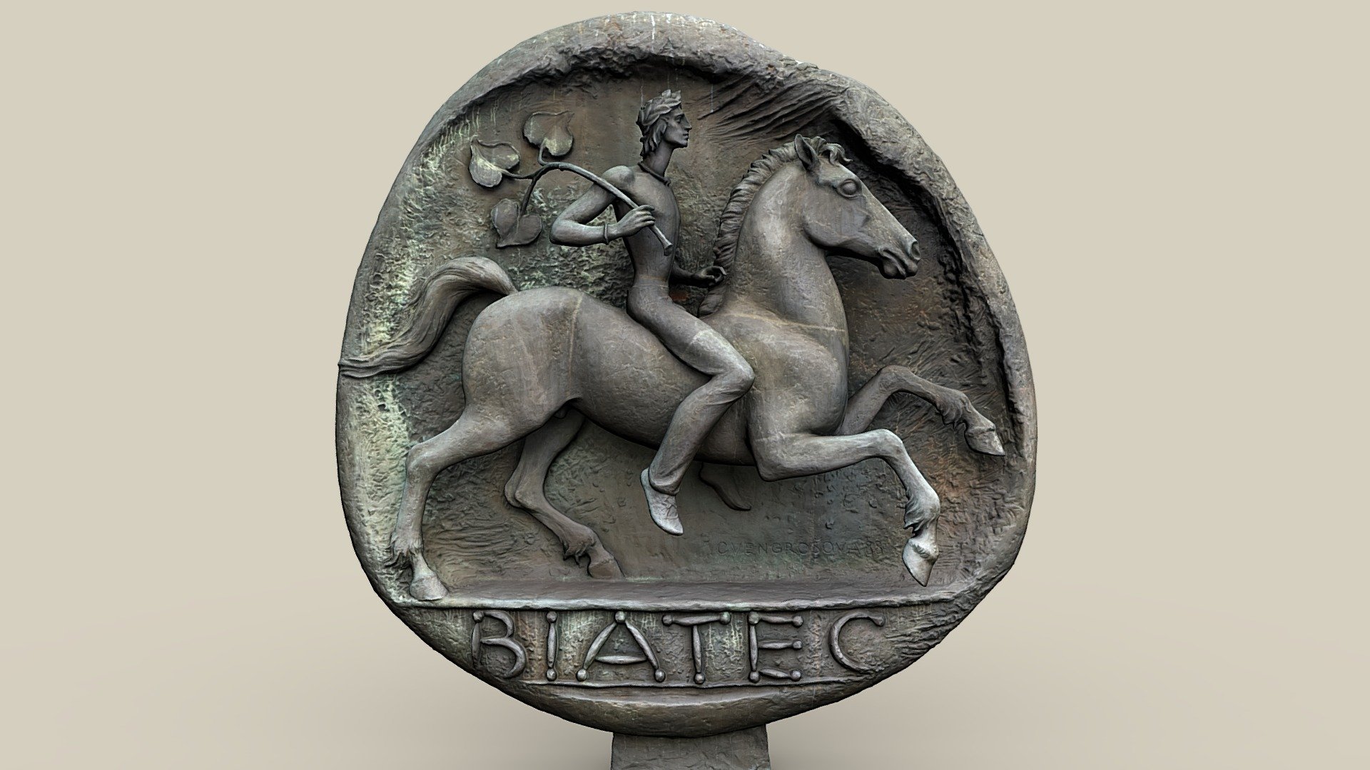 Biatec-Münze — Sketchfab embed 3D viewer