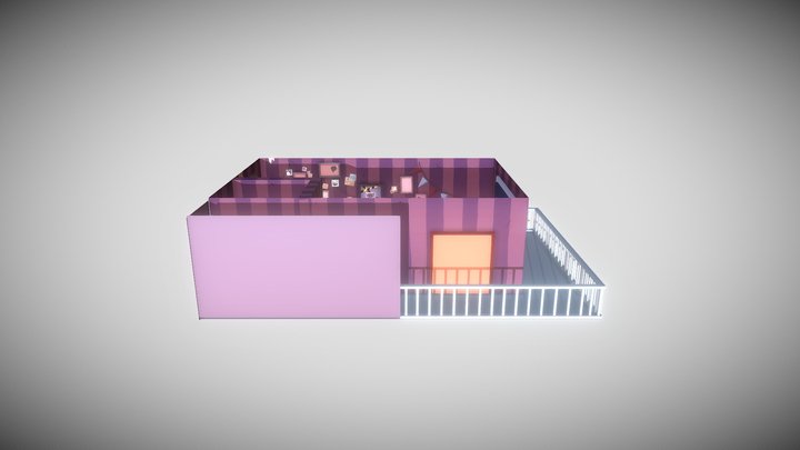 Helluva Boss - Blitzo Apartment 3D Model