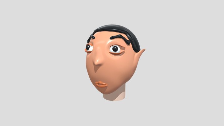 Head1 3D Model
