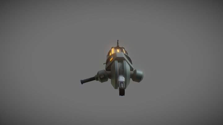 Gravity Gun 3D Model