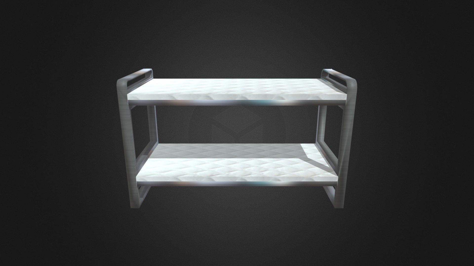 Metal Bunk Bed - Download Free 3d Model By Shirlanne [a3a722f] - Sketchfab