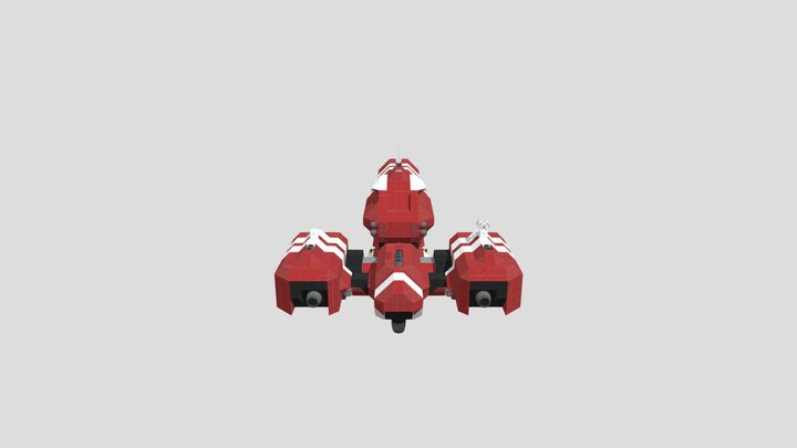 Space Engineers - Red Mother Ship 3D Model