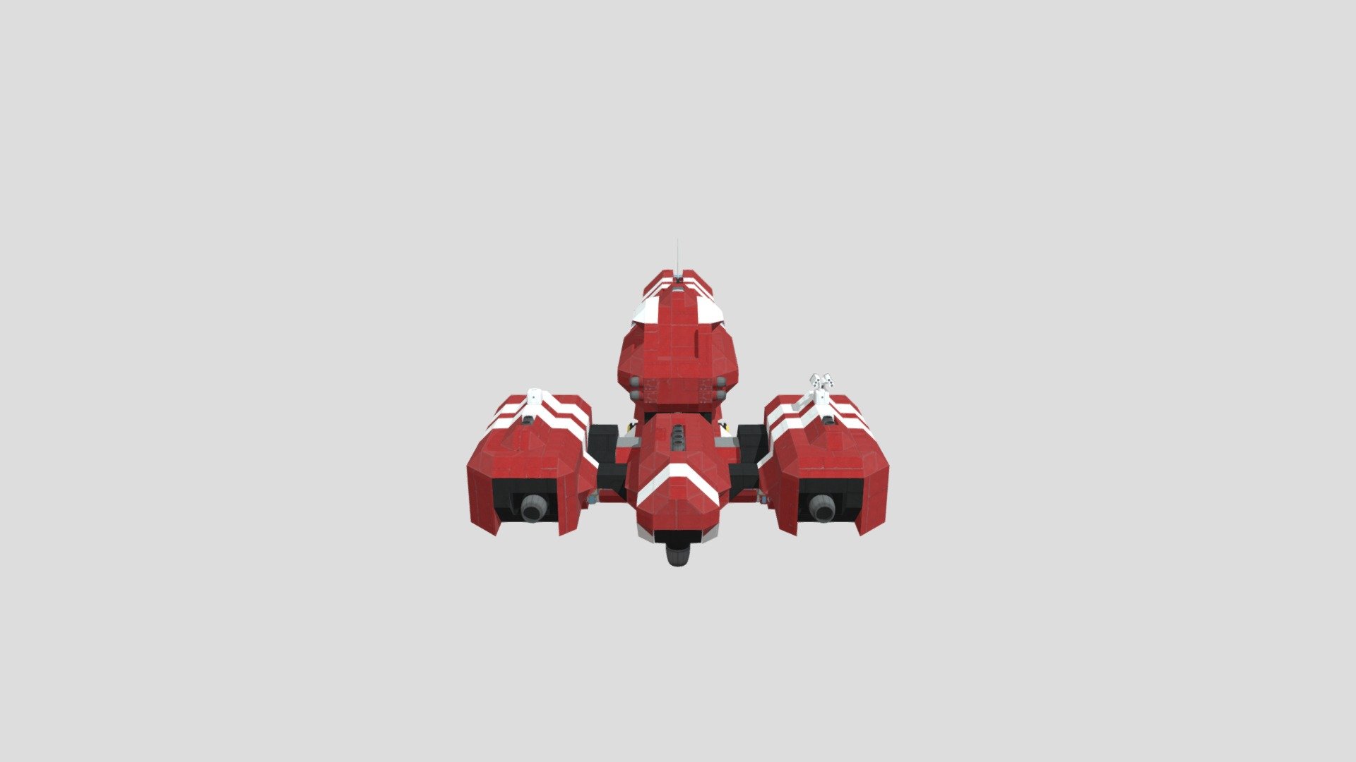 Formuler Forbyde luft Space Engineers - Red Mother Ship - Download Free 3D model by Keen Software  House (@keensoftwarehouse) [a3a8184]