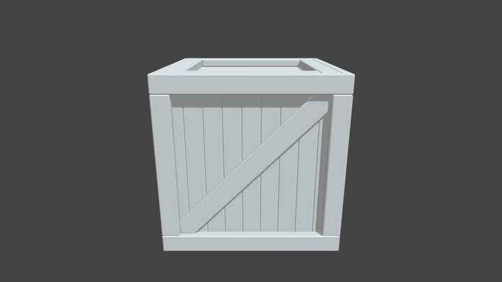 Crate_High 3D Model