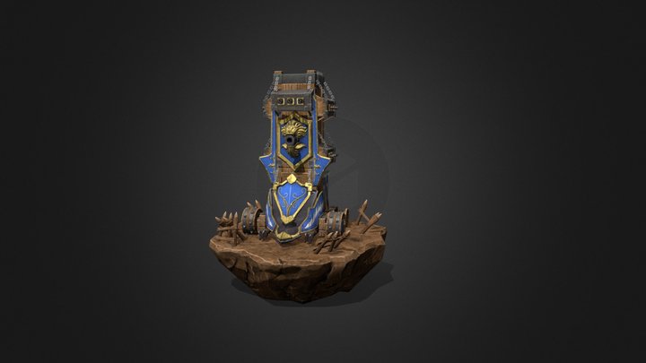 Alliance Siegetower 3D Model