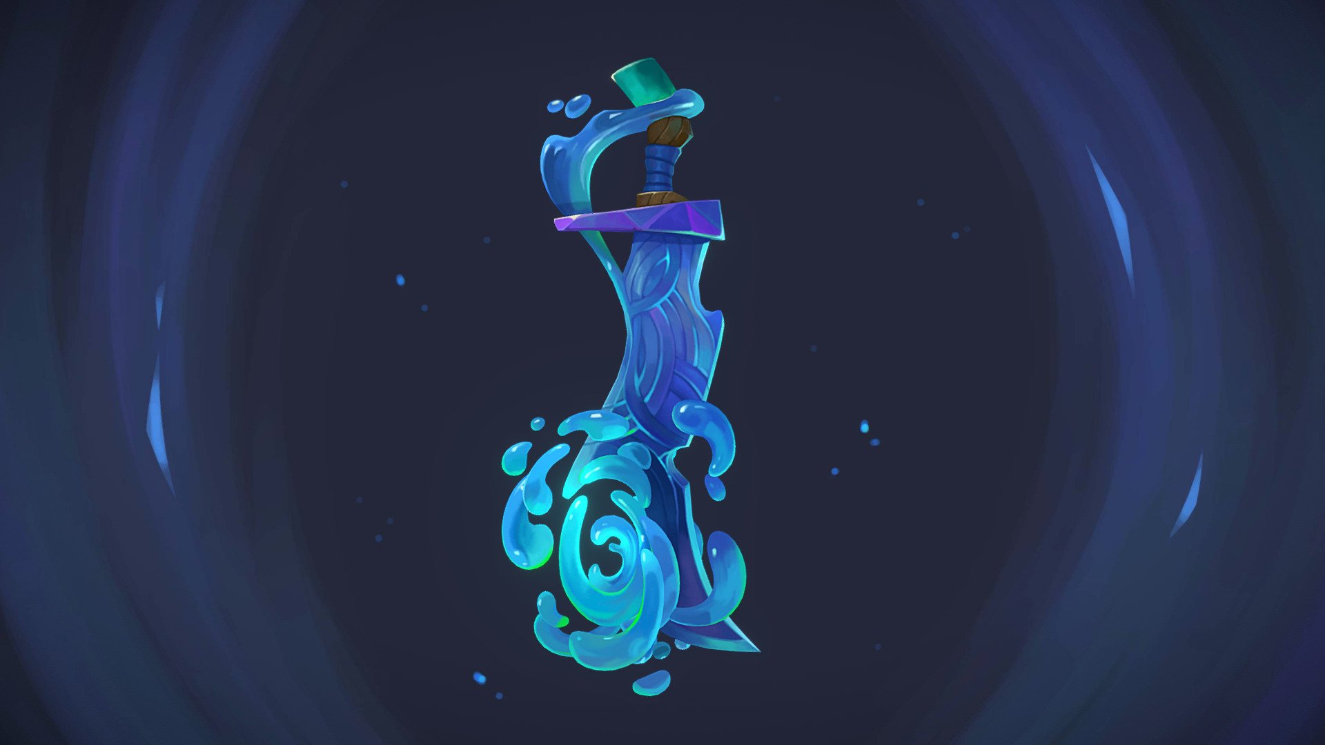 Aquatic Sword 3D model by Meltem (MeltemOzcelik) [a3a9fb4] Sketchfab
