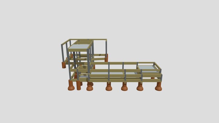 3d Piscina E Sauna-furnas 3D Model