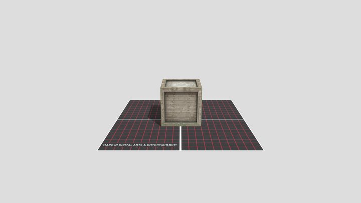 Prop Crate 3D Model