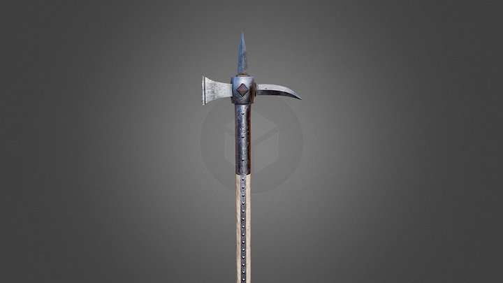 Medieval Hammer(Stylized) 3D Model