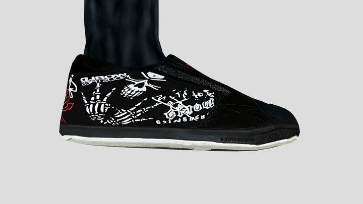 World Industries Skate Shoes Men's Bones 3D Model