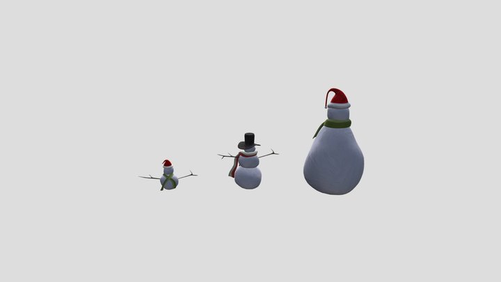 SNOWMAN 3D Model