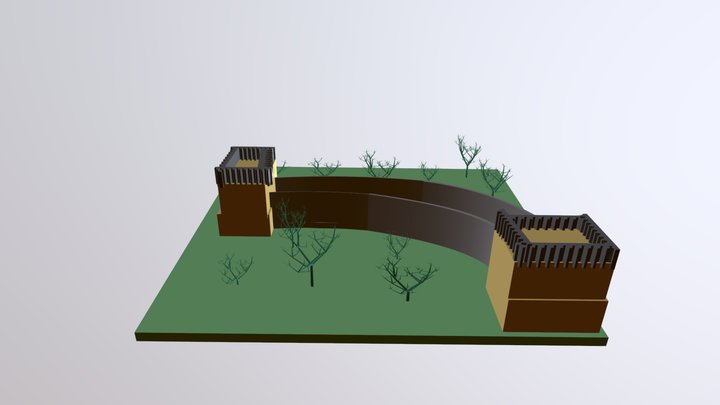 China's Wall 3D Model