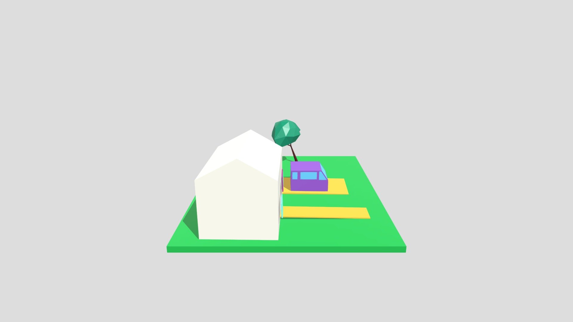 Casa, arbol, y todountitled