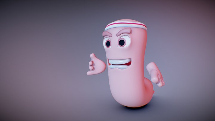 Worms Rumble Character 3D Model