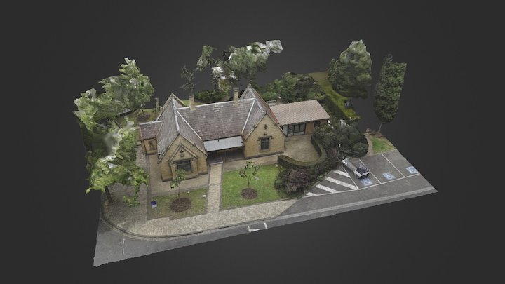 University of Melbourne gatehouse 3D Model