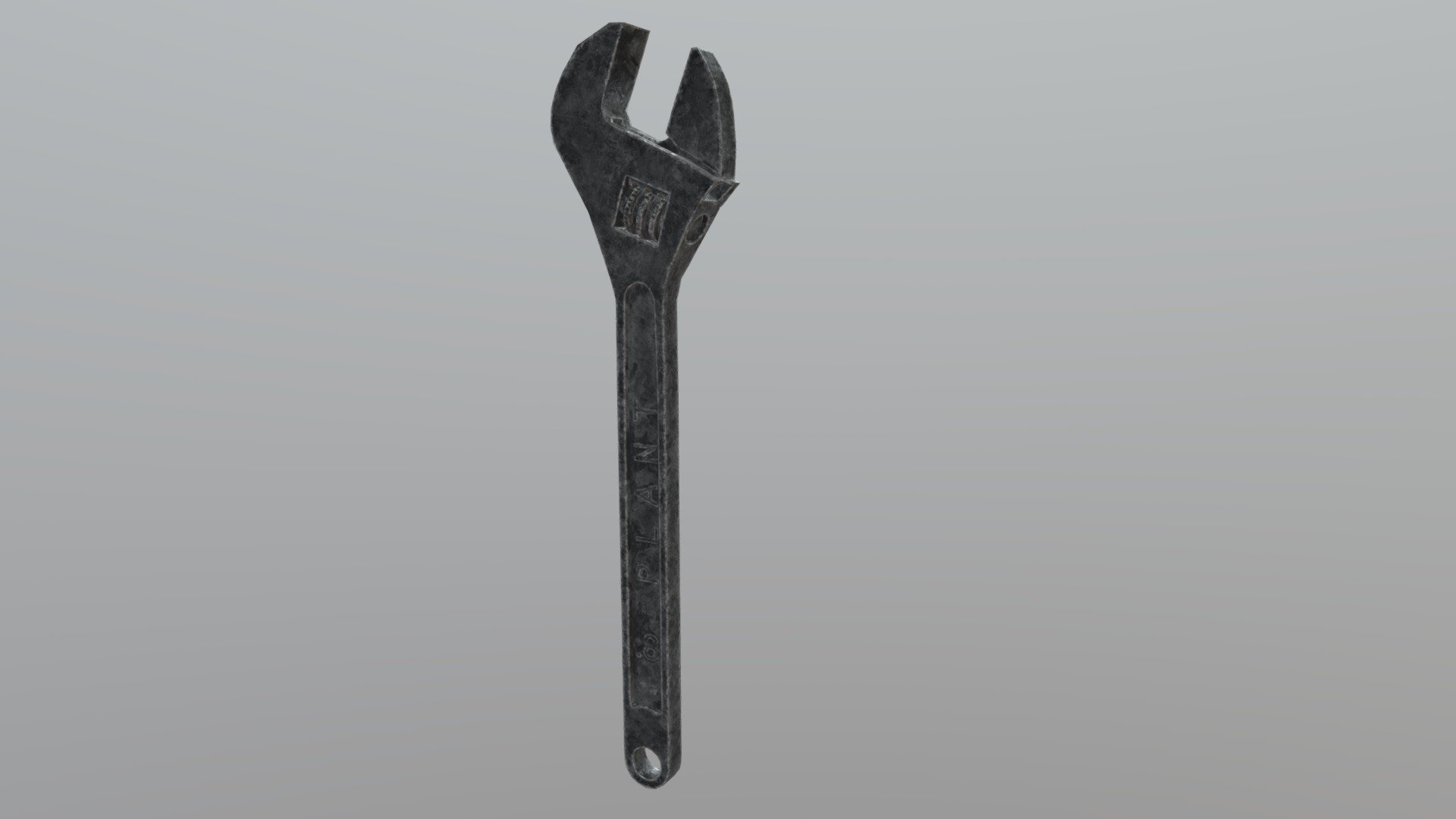 wrench dirty low poly