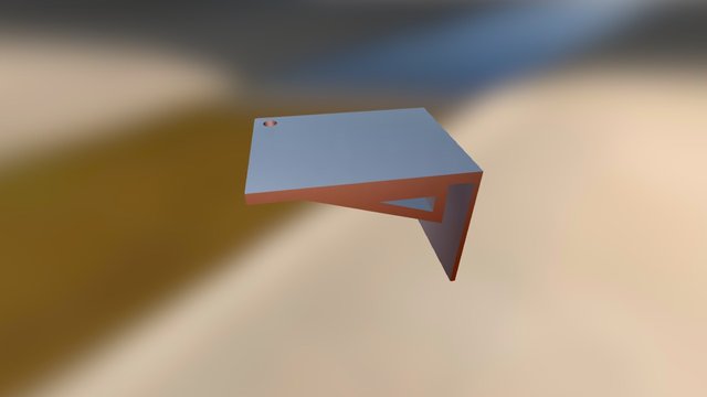 Bed-Shelf 3D Model