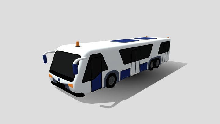 Airport Passenger Bus – Free 3D Model STL